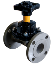 KDV diaphragm valve WCB/Stainless Steel - Weir type / product image