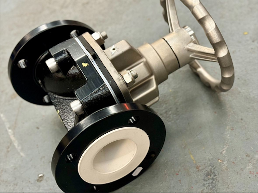 DN80 ETFE Lined Weir Type Diaphragm Valves- KDV AU