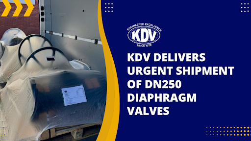 Shipment of DN250 Diaphragm Valves