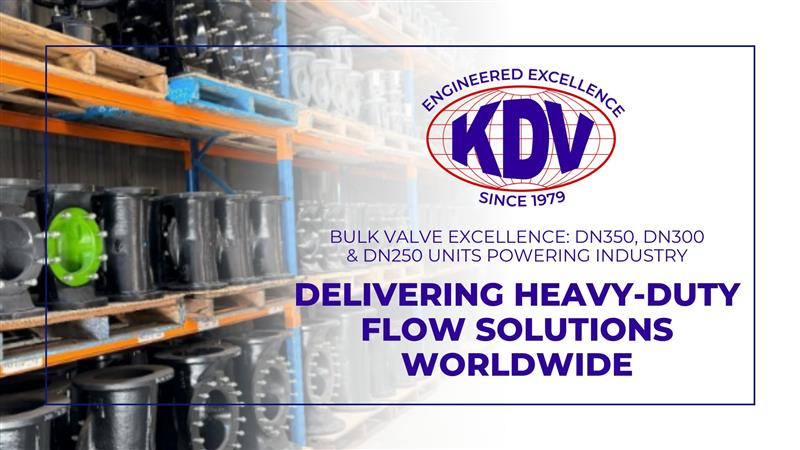 This week at KDV Flow Australia, we’re spotlighting a robust shipment of high-demand DN350 valves, DN300 valves, and DN250 valves. These units—offered in a range of specialist lining options including rubber, PFA, and ETFE—are part of our extensive diaphragm valve range tailored for tough industrial applications.